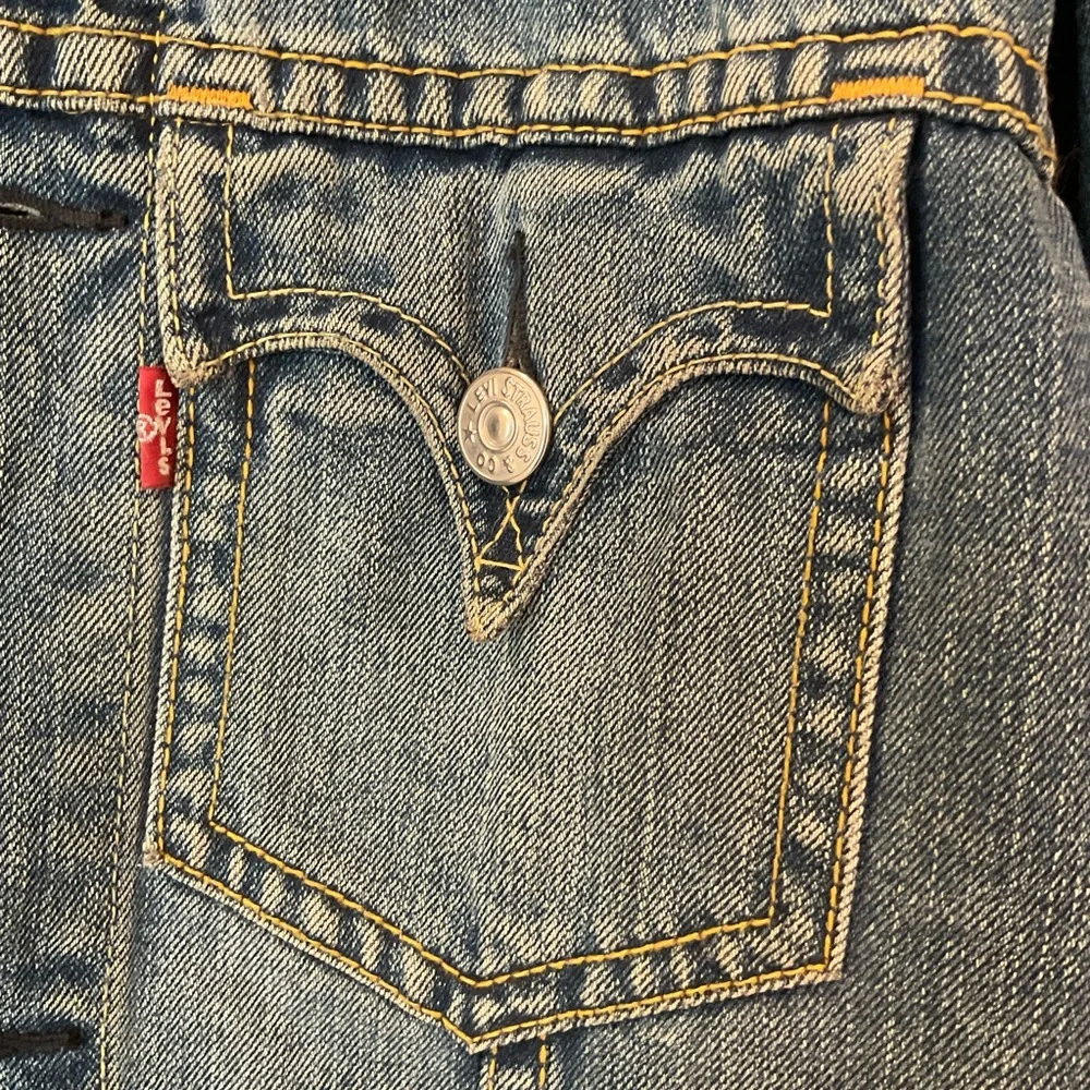 Levis Type 1 Denim Men’s Jacket Size XL, Great condition, Western Yoke & Details - Picture 4 of 16